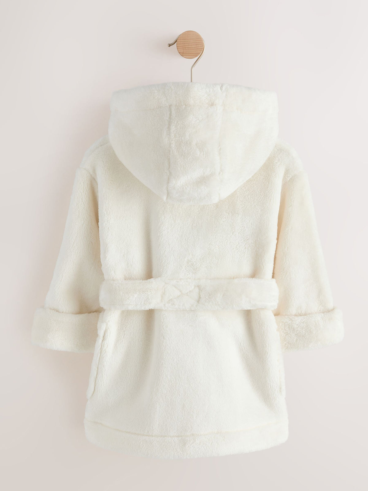 Ecru Soft Touch Fleece Dressing Gown (9mths-16yrs)