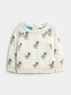 JoJo Maman Bébé Blue Duck Knitted Jumper & Leggings Set