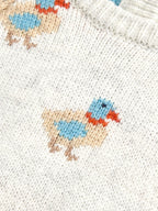 JoJo Maman Bébé Blue Duck Knitted Jumper & Leggings Set