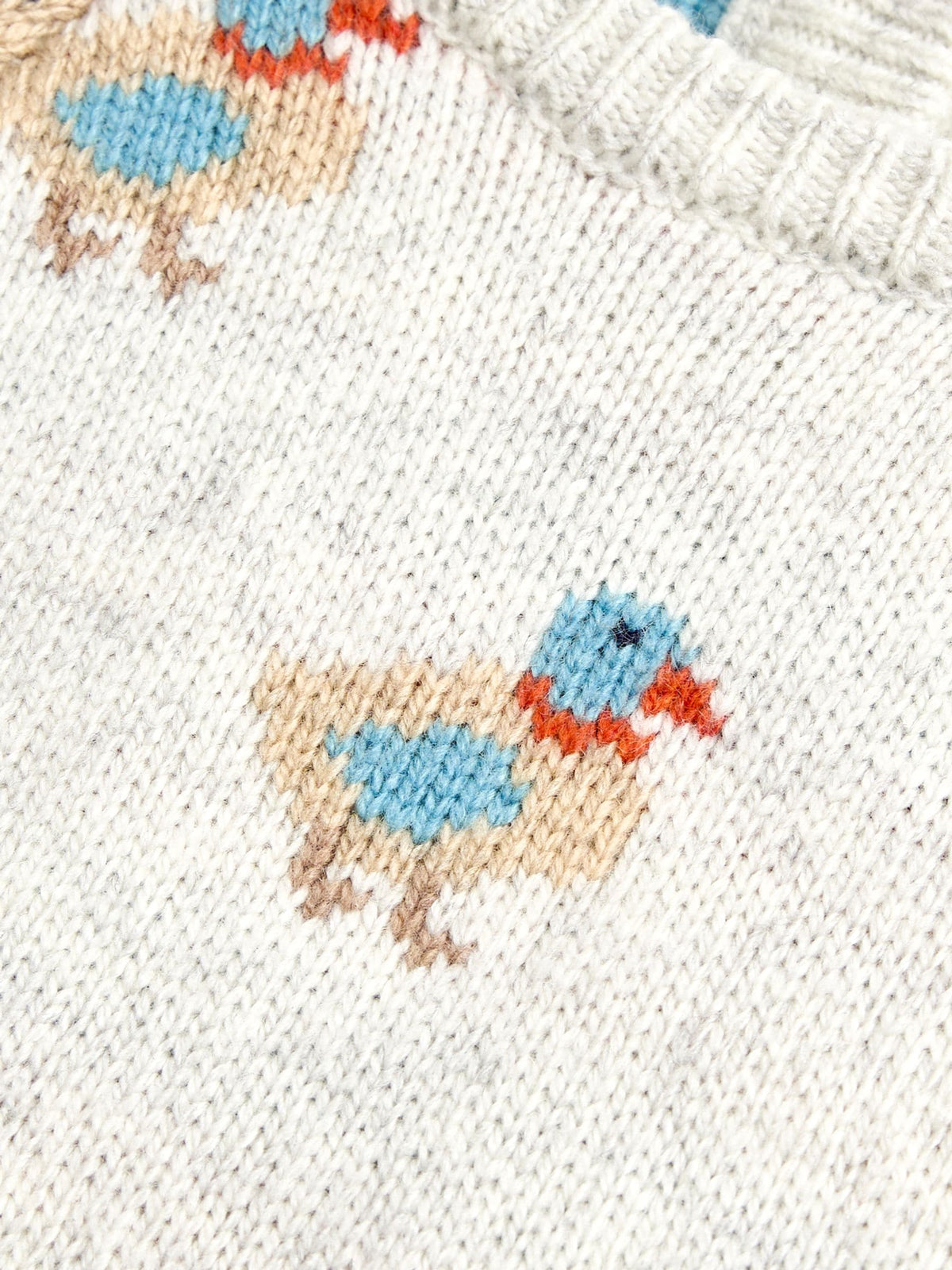 JoJo Maman Bébé Blue Duck Knitted Jumper & Leggings Set