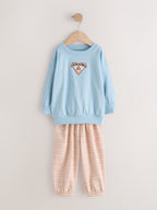 Neutral ski print Jogger Pyjamas 3 Pack (9mths-12yrs)