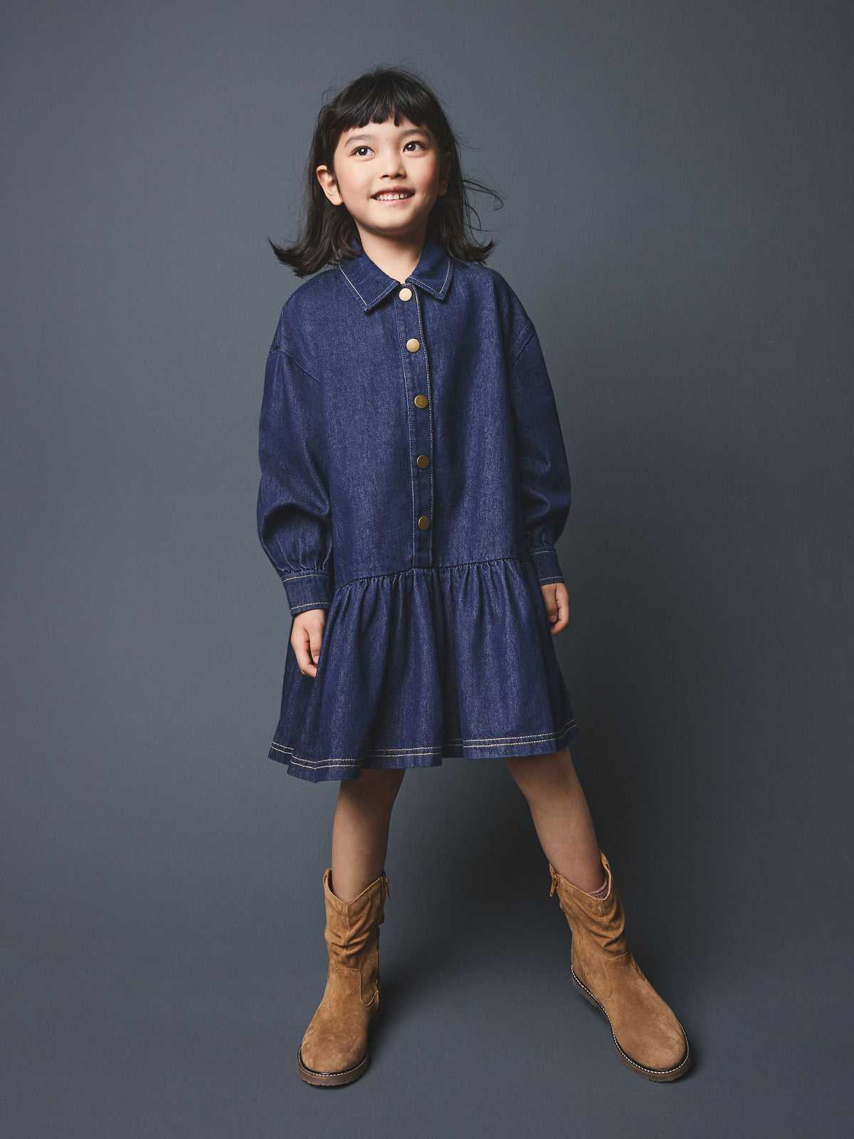 Denim Shirt Dress (3-16yrs)