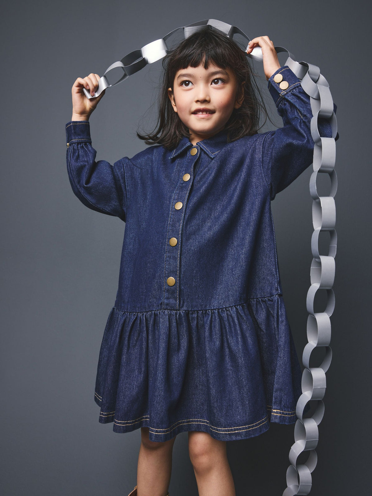 Denim Shirt Dress (3-16yrs)