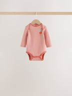 Neutral Hamish Long Sleeve Bodysuits 5 Pack