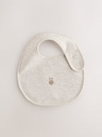 Neutral Bunny Baby Bibs 5 Pack