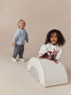 Cream Bear Crew Neck Sweatshirt (3mths-7yrs)