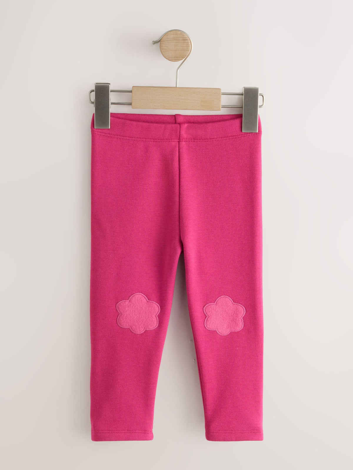 Black/Blue/Pink Cosy Fleece Lined Leggings 4 Pack (3mths-7yrs)