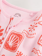 Red/Pink Baby Sleepsuits 3 Pack (0mths-3yrs)