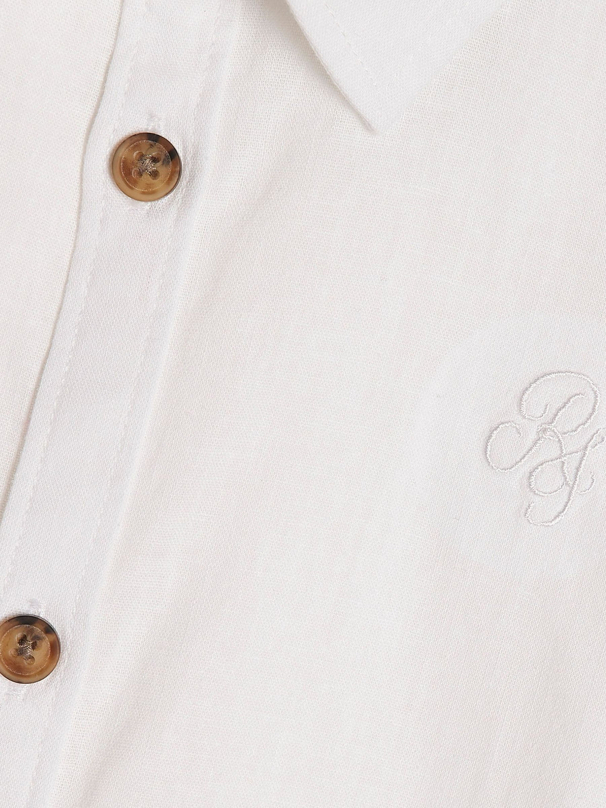 River Island White Short Sleeve Smart Shirt & Chino Shorts Set