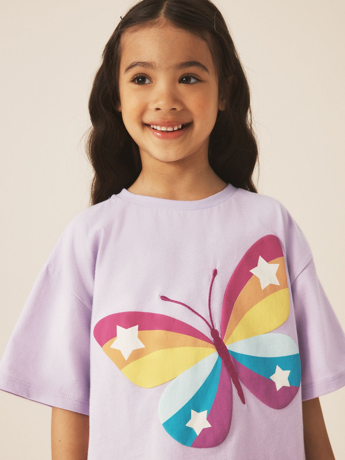 Little Bird Rainbow Butterfly T-Shirt and Leggings 2 Piece Set