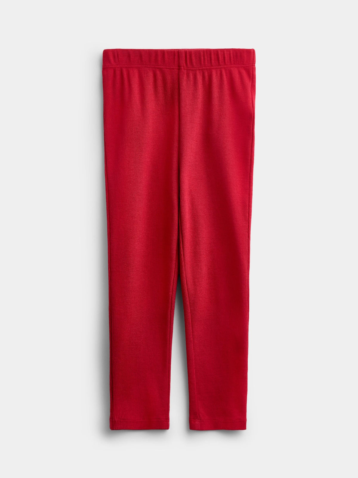 JoJo Maman Bébé Burgundy Red Floral Frill Top & Rib Legging Set