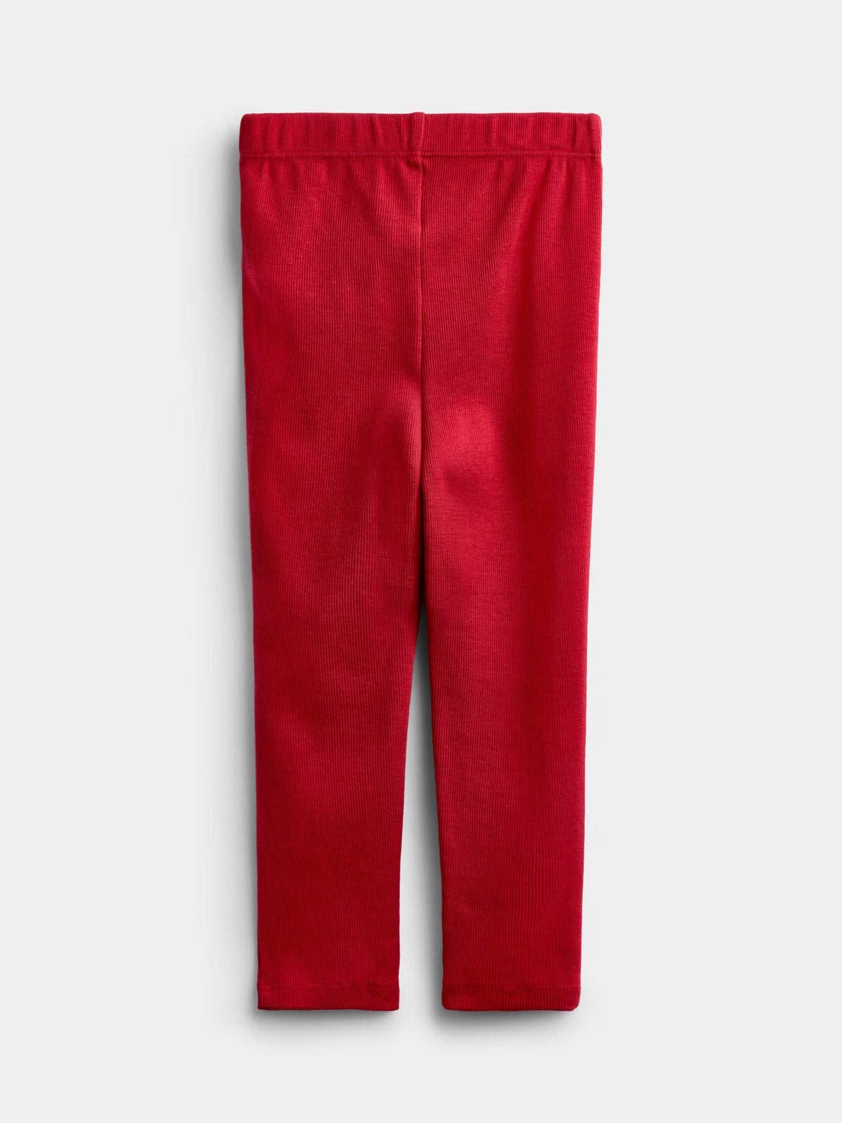 JoJo Maman Bébé Burgundy Red Floral Frill Top & Rib Legging Set