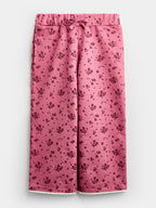 JoJo Maman Bébé Plum Purple Ditsy Floral Sweatshirt & Wide Leg Jogger Set