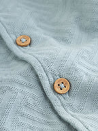 Blue/Neutral Long Sleeve Collared Baby Rompers 2 Pack