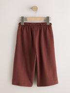 Chocolate Brown Side Stripe Wide Leg Trousers (3mths-7yrs)