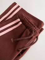 Chocolate Brown Side Stripe Wide Leg Trousers (3mths-7yrs)