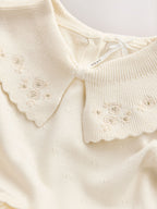 Ecru Occasion Bow Collar Dress (3mths-10yrs)