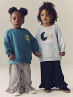 Blue Moon Sweatshirt and Frill Trousers Set 2 Pack (3mths-7yrs)