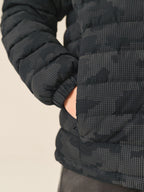Grey Reflective Quilted Midweight Hooded Jacket (3-17yrs)