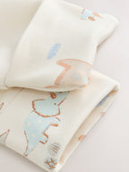 Neutral Dinosaur Baby Sleepsuits 3 Pack (0-2yrs)