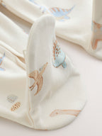 Neutral Dinosaur Baby Sleepsuits 3 Pack (0-2yrs)