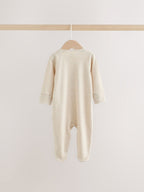 Neutral Dinosaur Baby Sleepsuits 3 Pack (0-2yrs)