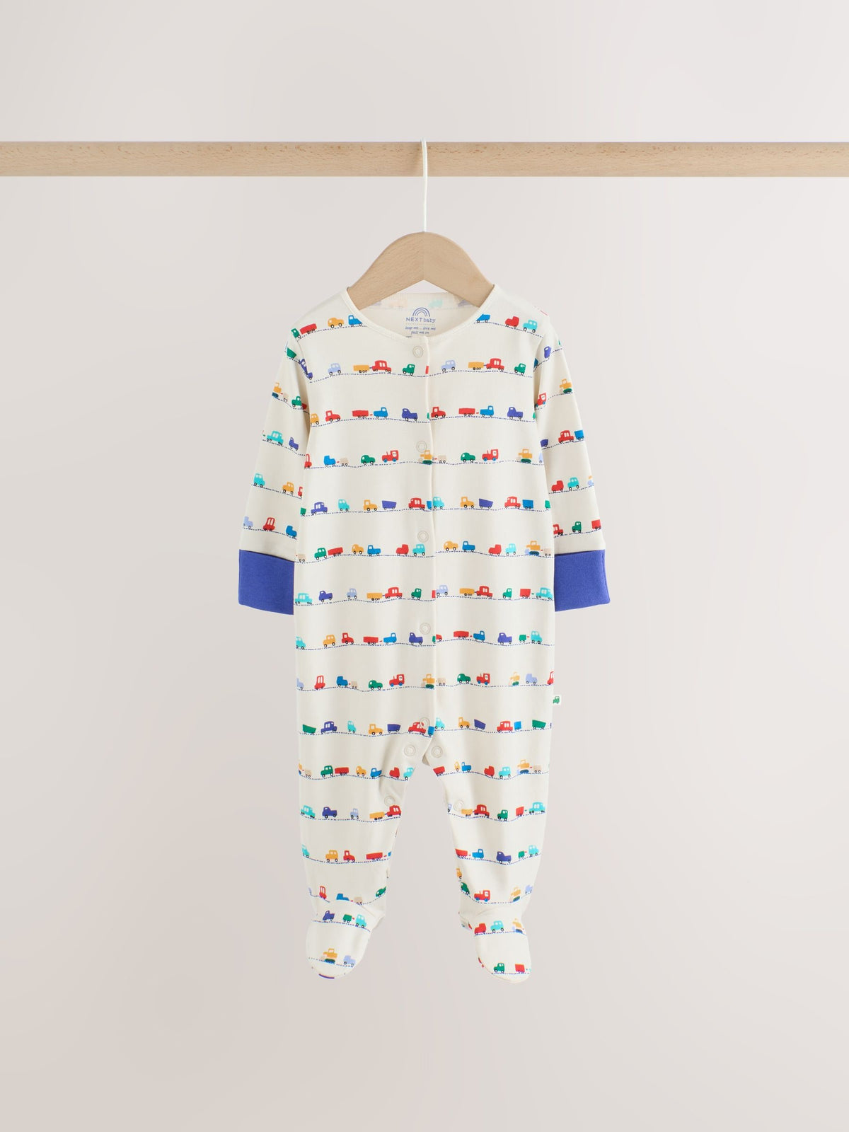 Bright Transport Sleepsuits 4 Pack (0mths-2yrs)