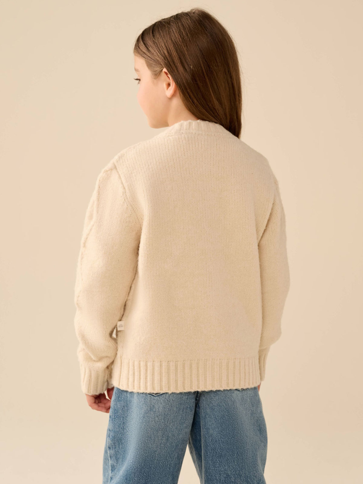 Little Bird 3D Hand Crocheted Rainbow Floral Cardigan