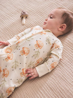 Neutral 3 Pack Two Way Zip Baby Sleepsuit (0mths-3yrs)