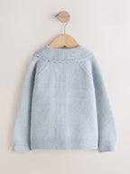 Blue Rabbit and Mouse Collar Cardigan (3mths-7yrs)