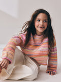 Pink Rainbow Fluffy Jumper (3-16yrs)