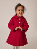 Red Hooded Coat With Wool (3mths-10yrs)