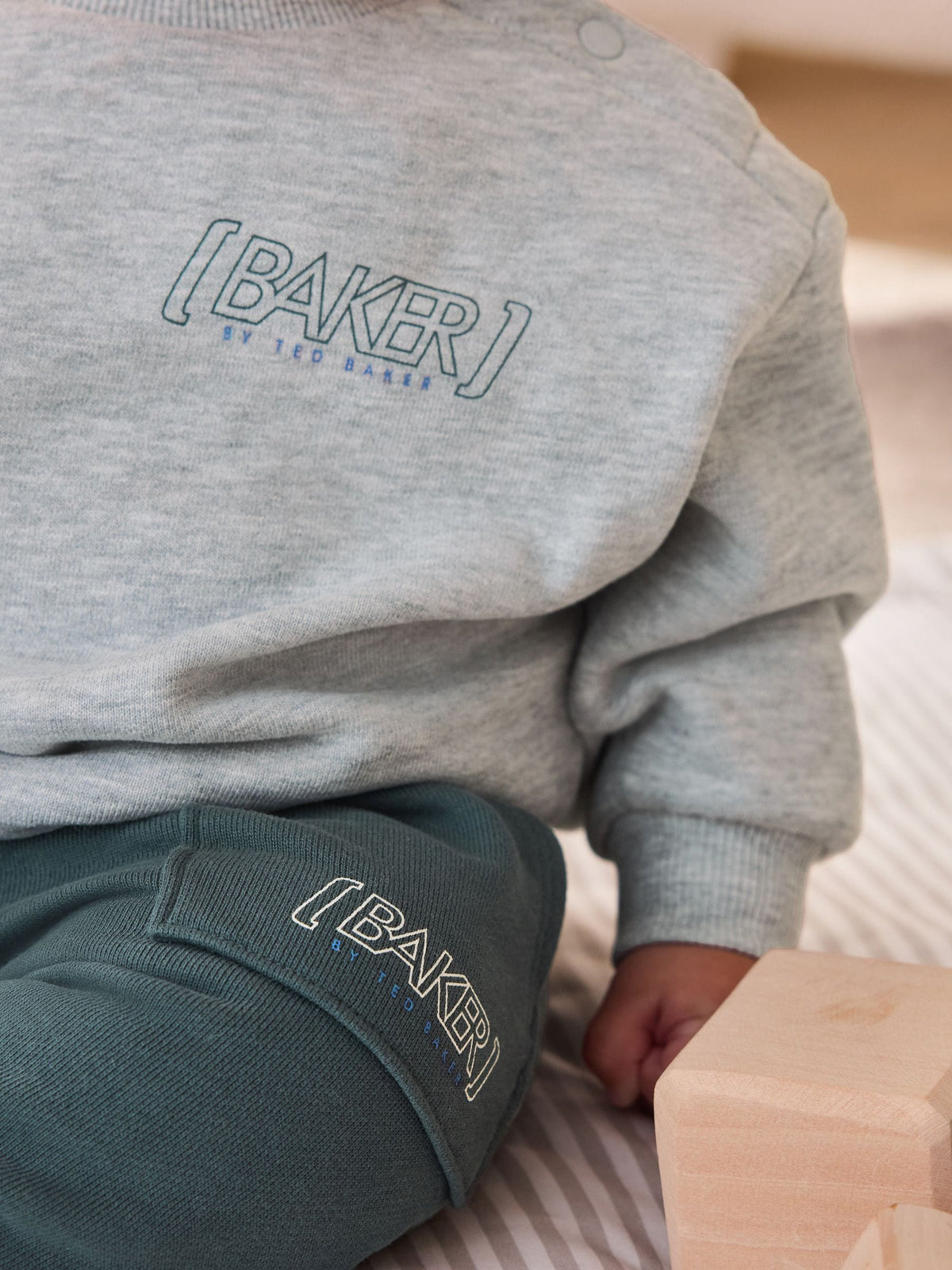 Baker by Ted Baker Graphic Sweatshirt and Wide Leg Jogger Set