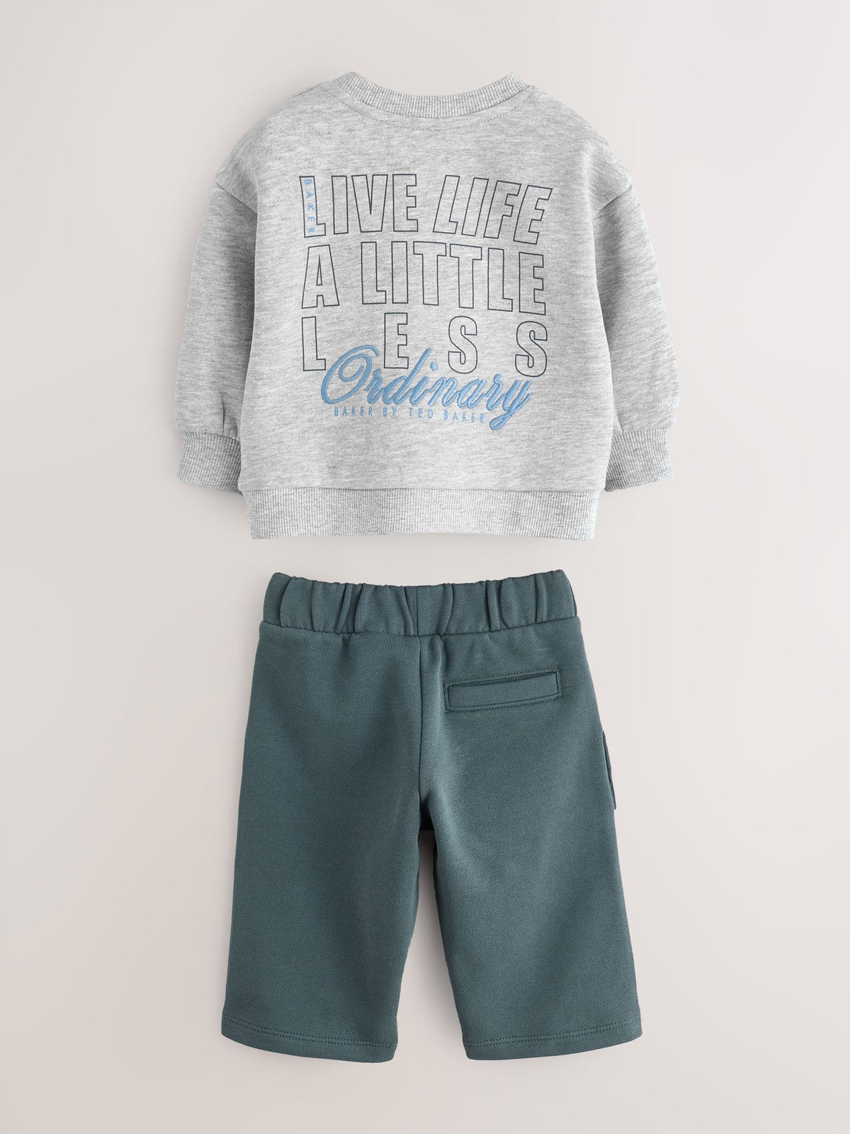 Baker by Ted Baker Graphic Sweatshirt and Wide Leg Jogger Set