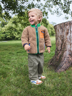 Multi Bright Ecru Zip Up Fleece (3mths-7yrs)
