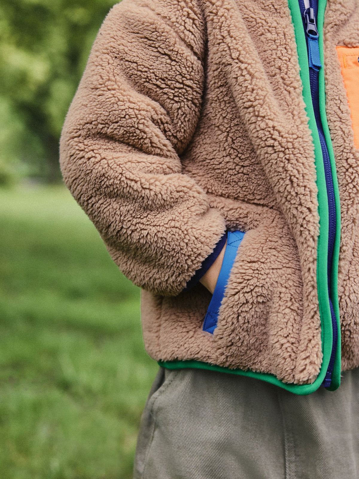 Multi Bright Ecru Zip Up Fleece (3mths-7yrs)