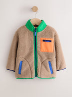 Multi Bright Ecru Zip Up Fleece (3mths-7yrs)