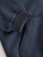 Navy Soft Touch Zip Up Hoodie (3mths-7yrs)