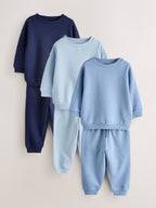 Blue Sweat Top & Joggers Set 6 Piece (3mths-7yrs)
