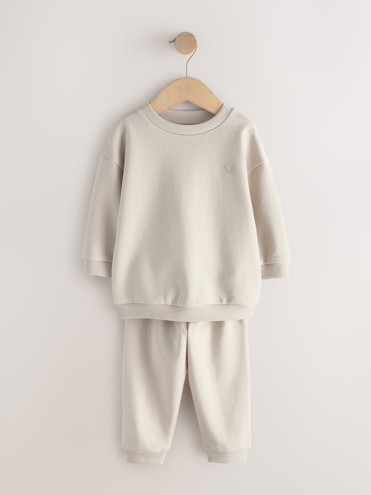 Neutral Sweat Top & Joggers Set 6 Piece (3mths-7yrs)