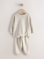 Neutral Sweat Top & Joggers Set 6 Piece (3mths-7yrs)