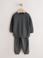 Neutral Sweat Top & Joggers Set 6 Piece (3mths-7yrs)