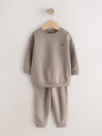 Neutral Sweat Top & Joggers Set 6 Piece (3mths-7yrs)