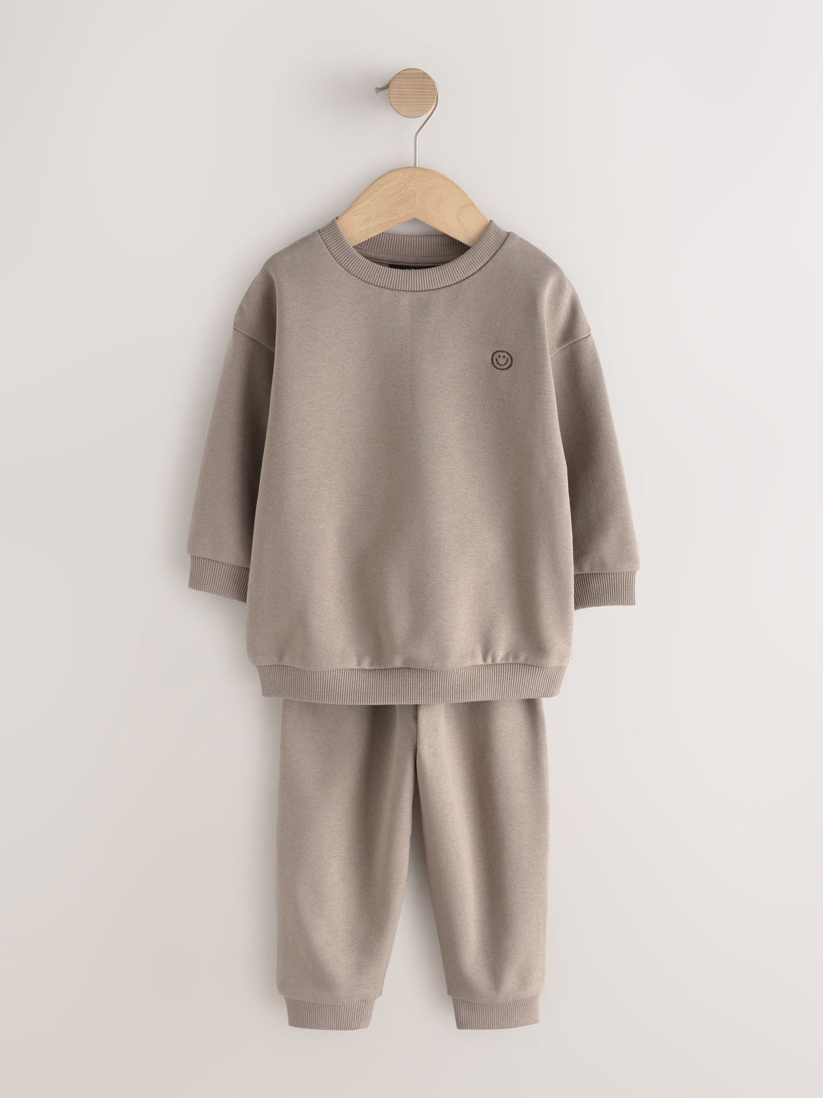 Neutral Sweat Top & Joggers Set 6 Piece (3mths-7yrs)