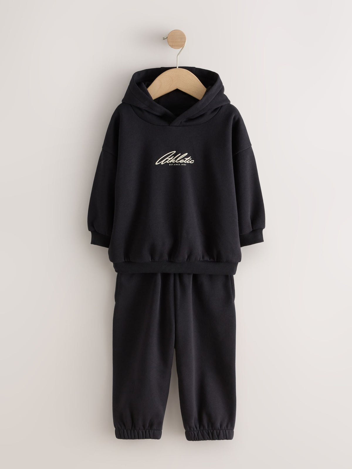 Green/Black Hoody Sweat Top and Jogger Set 4 Piece (3mths-7yrs)