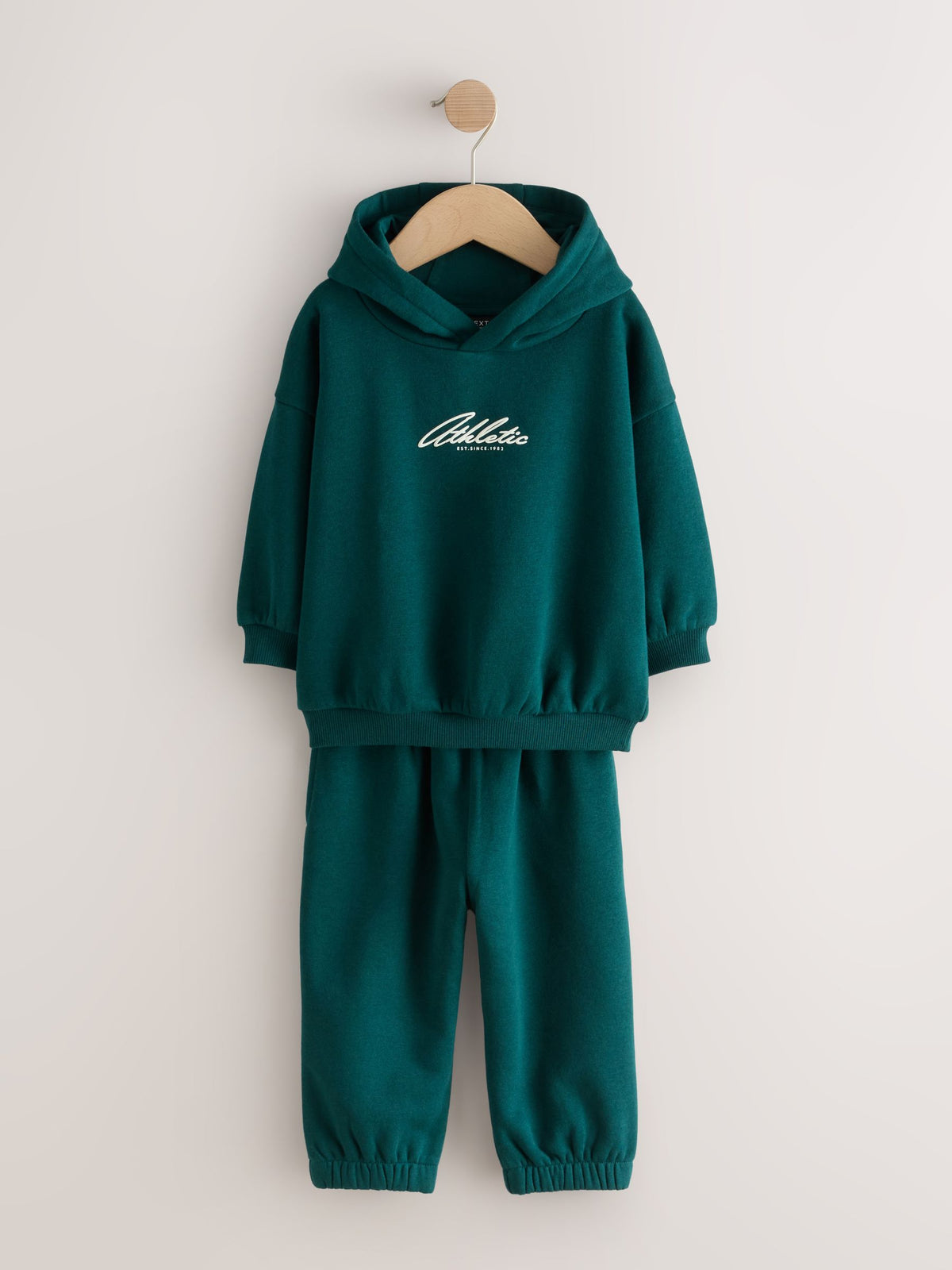 Green/Black Hoody Sweat Top and Jogger Set 4 Piece (3mths-7yrs)