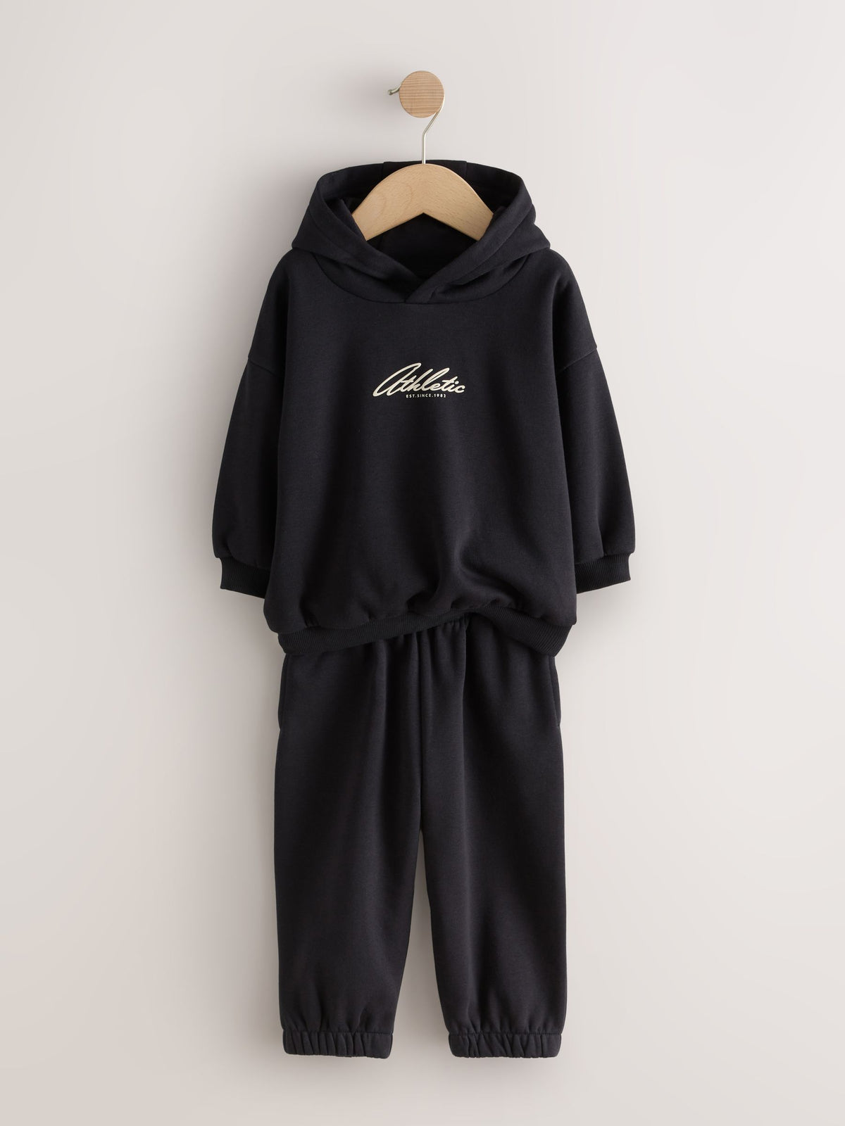 Green/Black Hoody Sweat Top and Jogger Set 4 Piece (3mths-7yrs)