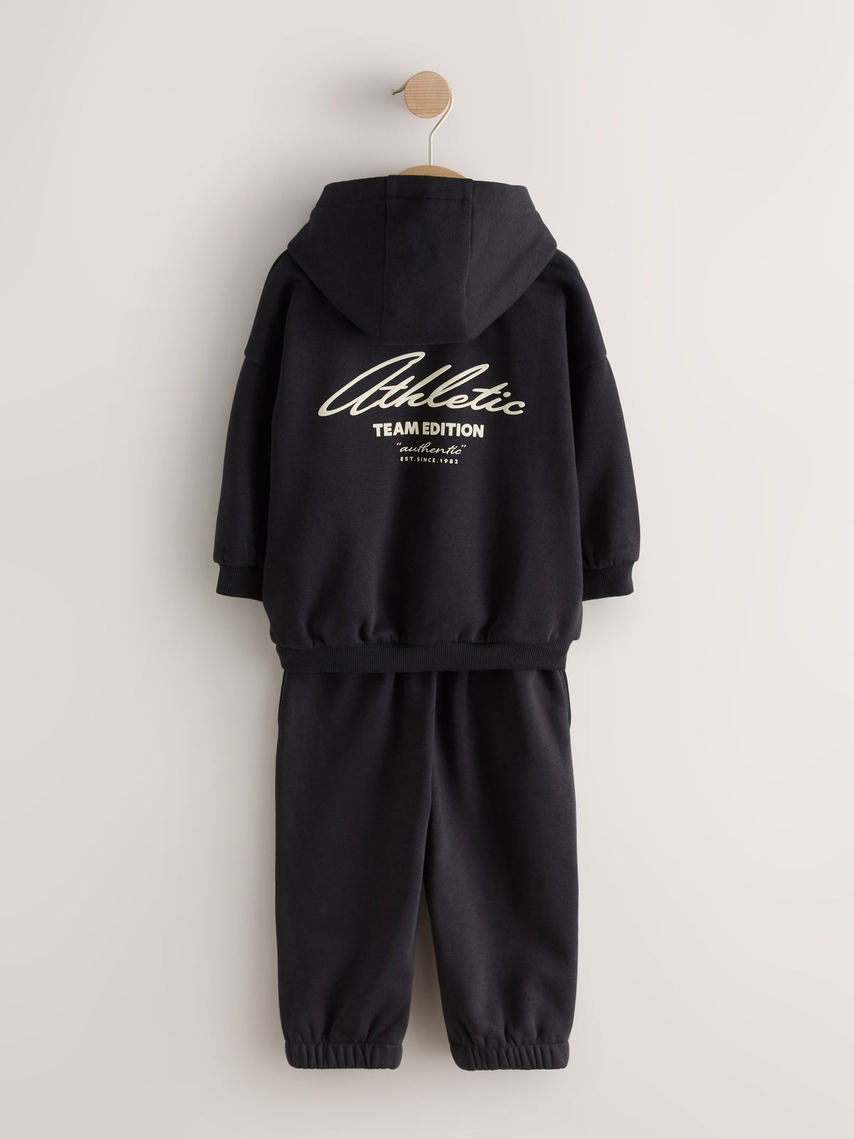 Green/Black Hoody Sweat Top and Jogger Set 4 Piece (3mths-7yrs)