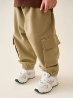 Brown/Cream T-Shirt & Joggers Set 4 Piece (3mths-7yrs)
