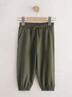 Grey/Black/Green Regular Fit Joggers 5 Pack (3mths-7yrs)